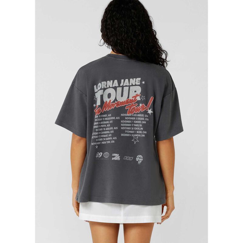Lorna Jane World Tour Washed Boyfriend T-Shirt image number 1